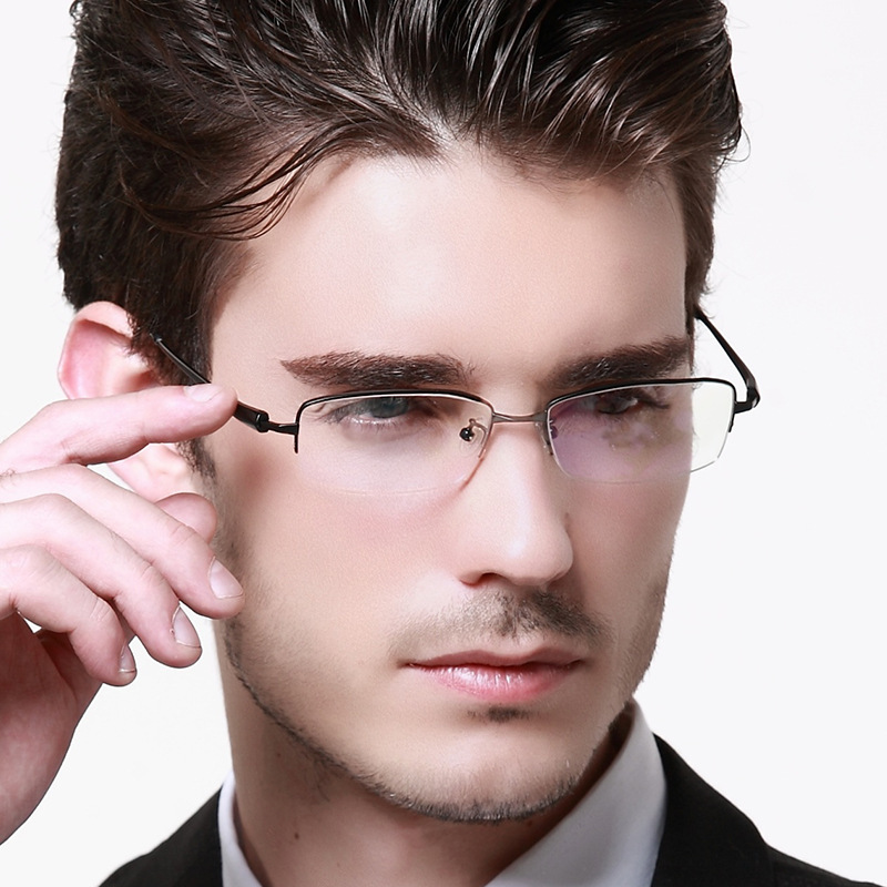 2015-New-Fashion-Men-Titanium-Eyeglasses-Frames-Men-Brand-Business-Titanium-Eyeglasses-Half-frame-With-Glasses  | Optique of Denver