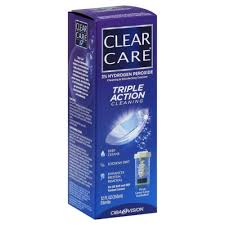 clear care contact lens cleaner